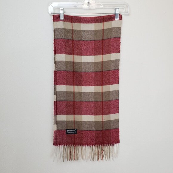 Christian Dior vintage cashmaire fall plaid scarf - Picture 7 of 7